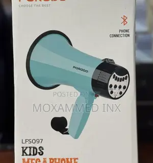 Porodo Lfs097 Kids Megaphone 6 Voice-Change Effects 20w