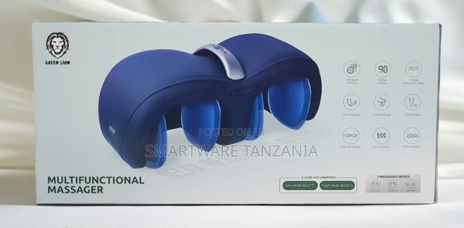 Electric Foot Massage Machine In Polyurethane Leather