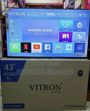 Vitron 43 Smart Frameless With Bluetooth