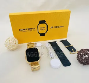 X8 Ultra Max Smartwatch (Gold Coulor)