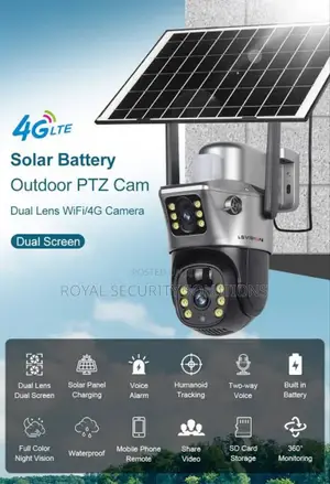 Solar PTZ Wifi Camera