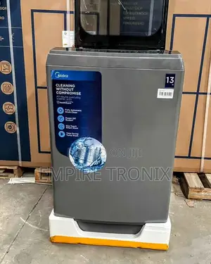 Midea 13kg Top Loader Washing Machine Silver