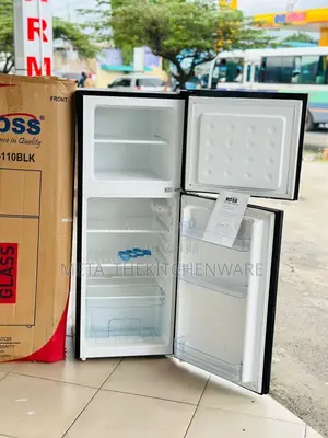 Boss Refrigerator 120l Glass Door Bl-110blk