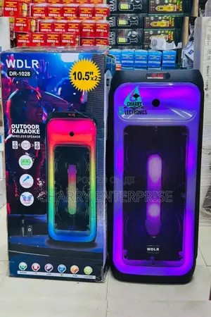 WDRL Portable Rechargeable Speaker With 1wireless Microphone