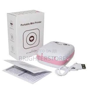 Portable Min Printer Rechargeable