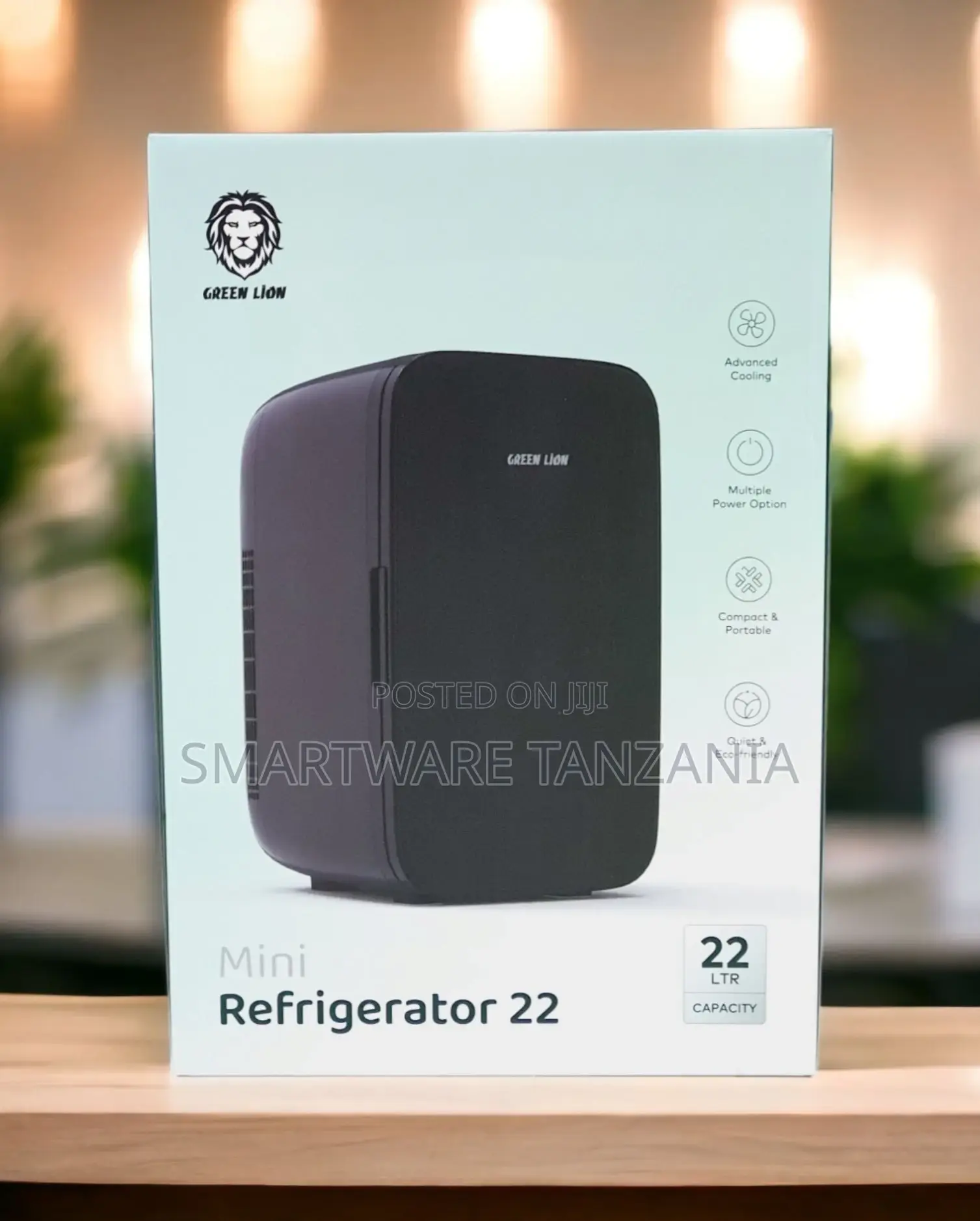 Green Lion Mini Refrigerator 22l, Quiet Eco-friendly