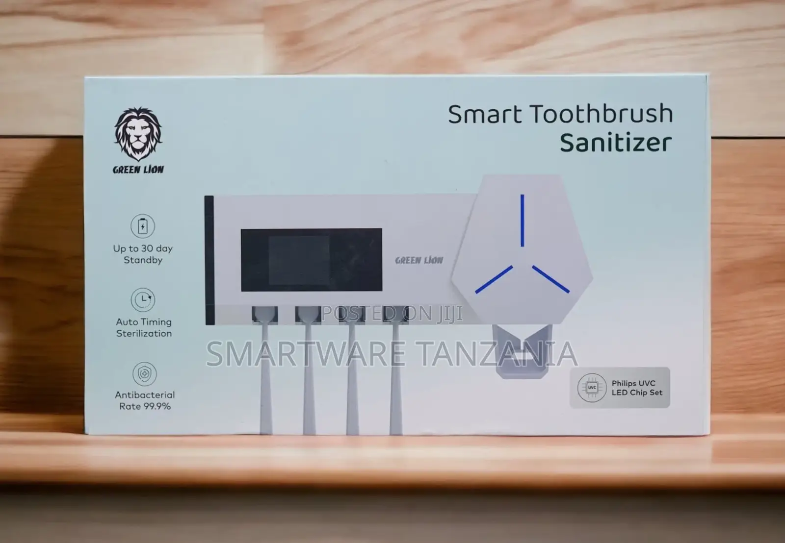 Green Lion Smart Toothbrush Sanitizer 5v 2000mah - White