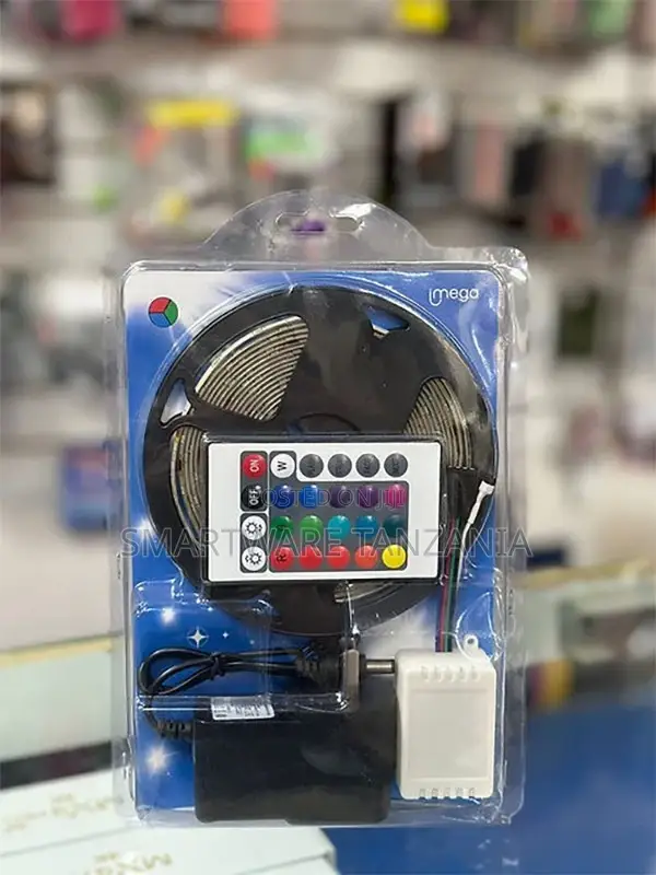 16 Ft Multi-Color Led Light Strip With RGB Remote Control