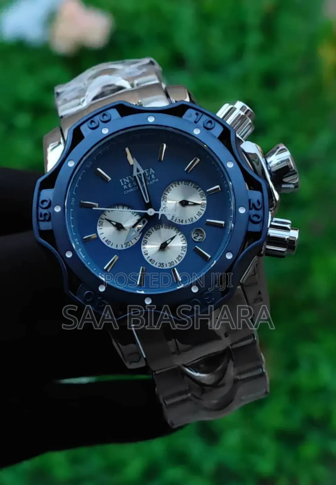 Invicta Classic Watch Silver and Blue