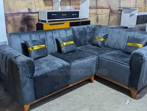 Sofa L-Shape 3:2 Spring Safi Na Mito Original Ni Imara Sana
