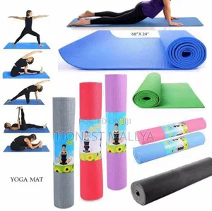 Moisture-Resistant Exercise Mat for Pilates Gym Workouts