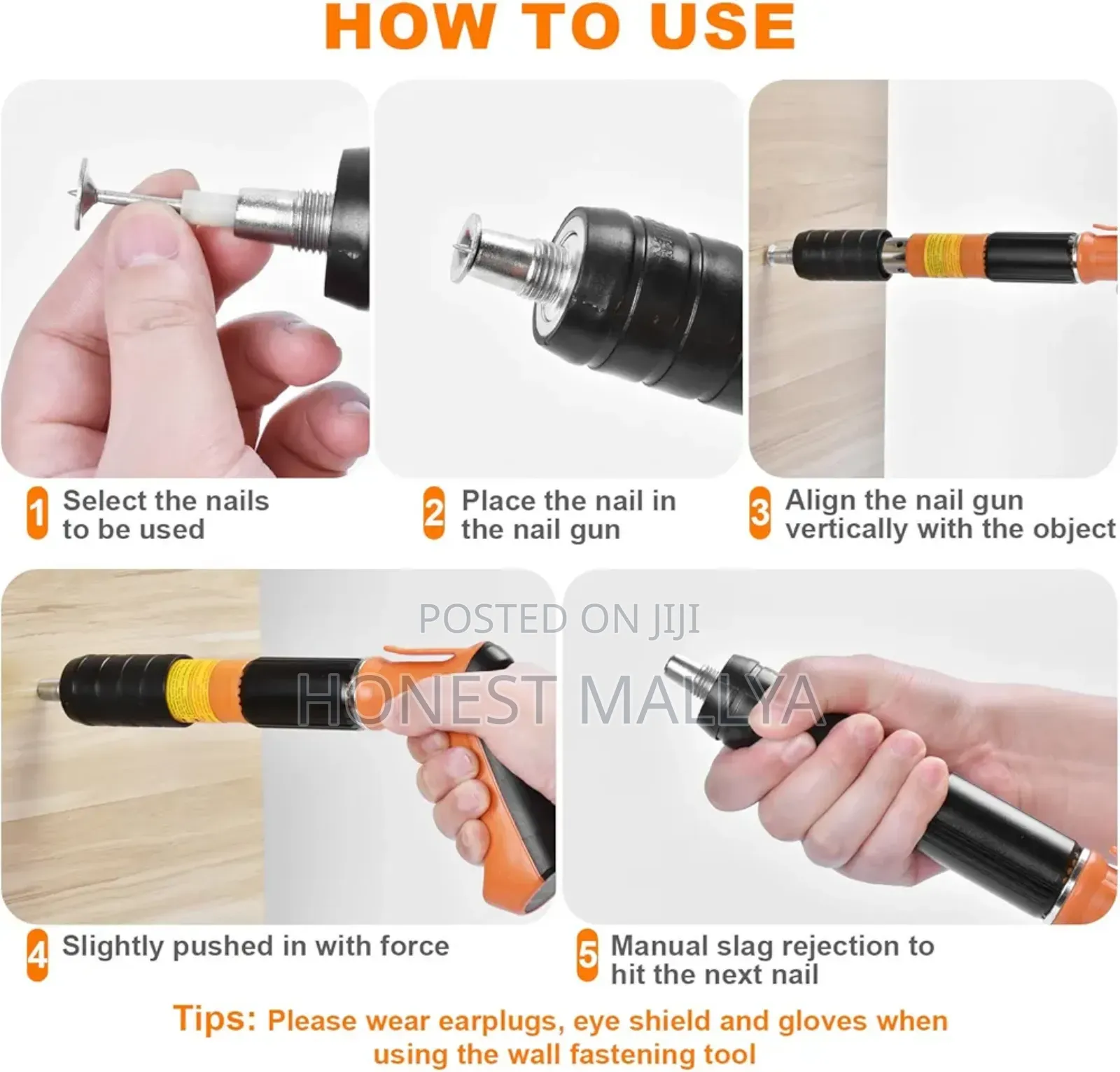 Concrete Nail Gun Kit
