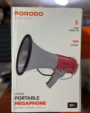 Handheld Megaphone With Bluetooth Power Distance Up To 700m