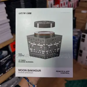 Green Lion Moon Bakhour Quran Speaker, 5 Hours Working Time