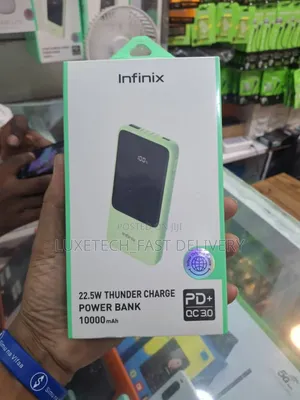 Infinix 22.5w Thunder Charge Power Bank With 10000mah