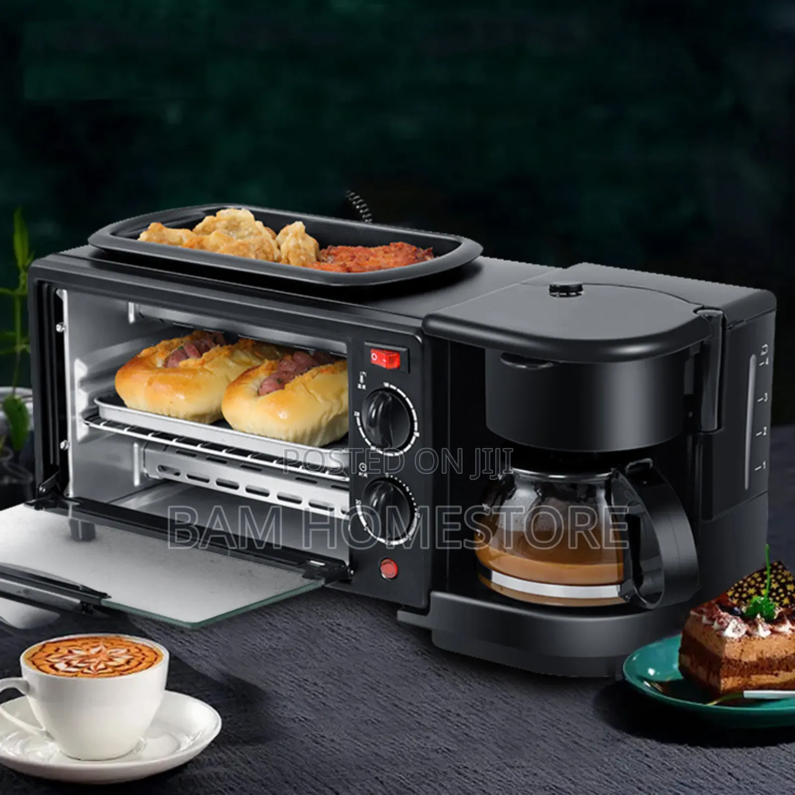 Breakfast Maker (Oven, Frying Portion+Coffee Maker)