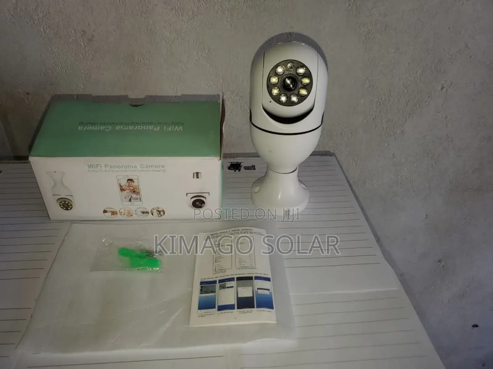 Smart PTZ Bulb Camera 360° Security Night Vision
