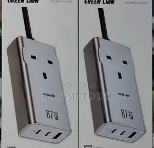 67w Ganpremium Ac Socket | 2 Usb-C | Qc3.0