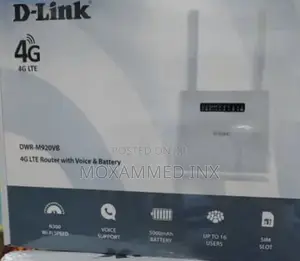 D-Link 4g Lte DWR-M920vb Router With Voice Battery