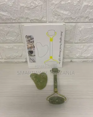 Stone Jade Roller Massage Tool Facial Massager Double Sided
