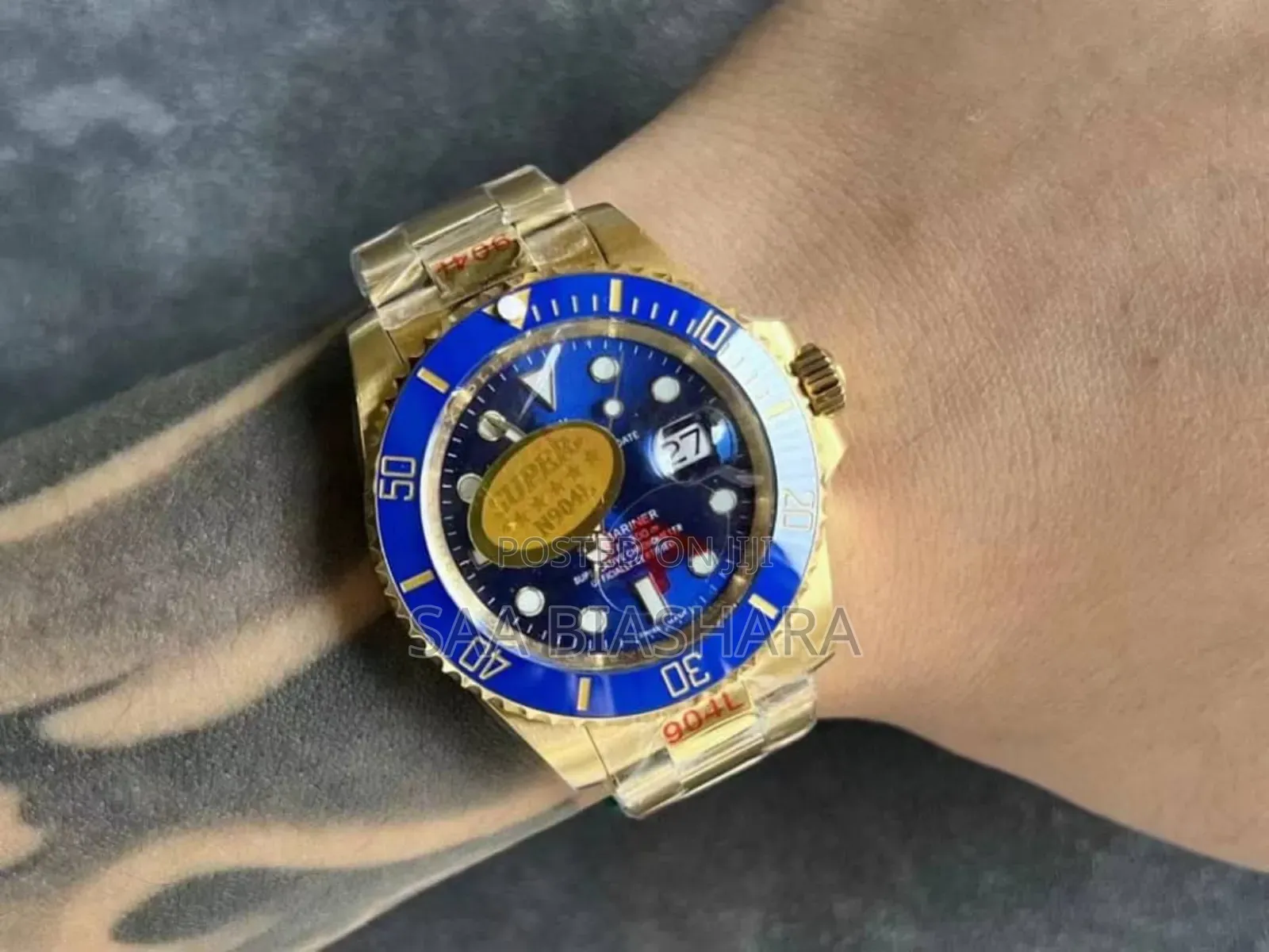 Rolex Original Automatic Gold Blue