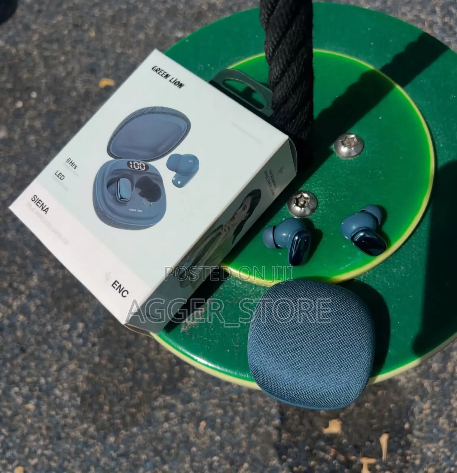Green Lion Airpods Original With Enc