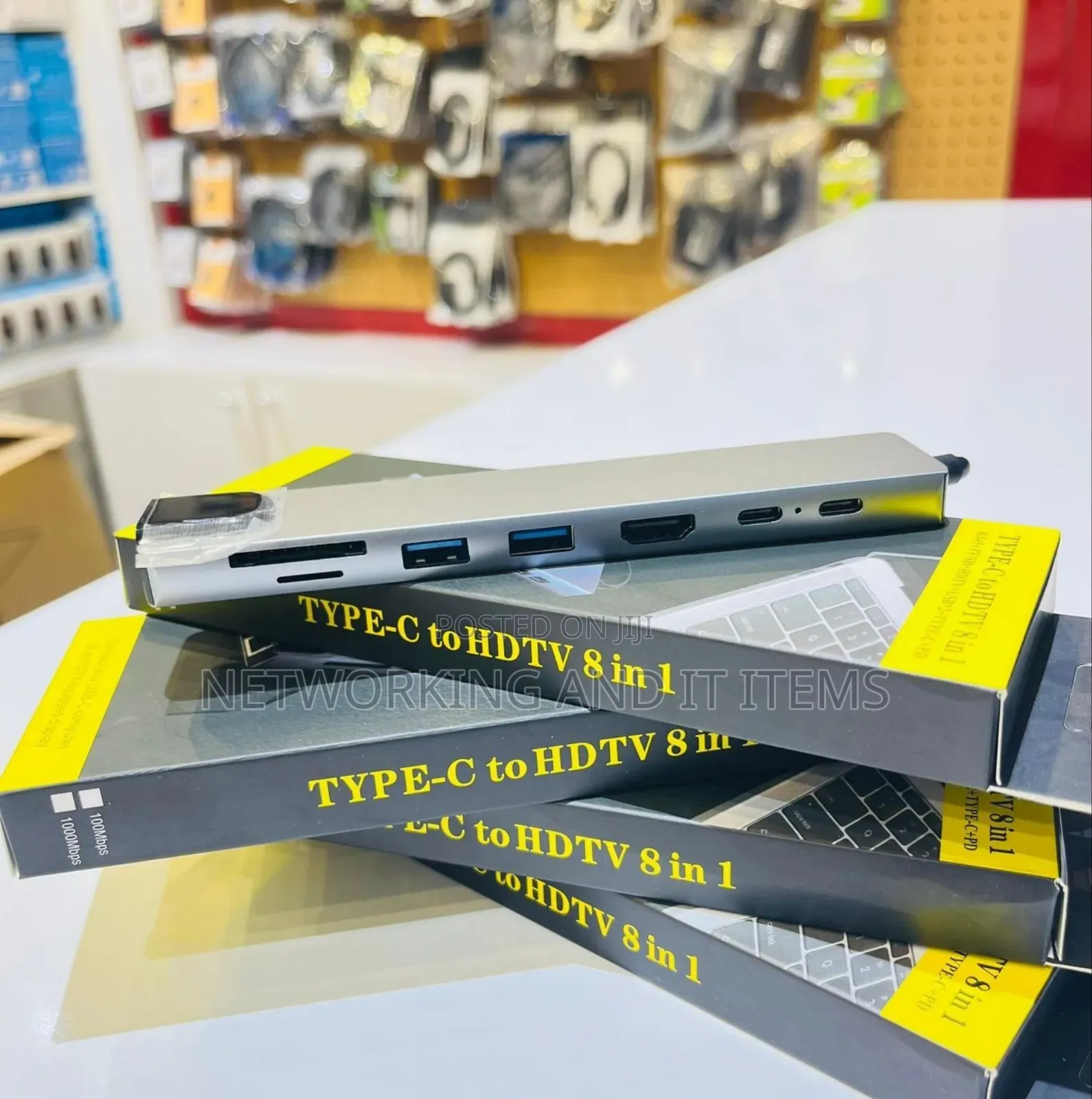 Type C to HDTV Hub 8 in 1