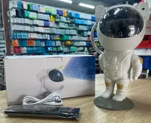 Astronaut Galaxy Projector Black Star, Timer, Remote Control