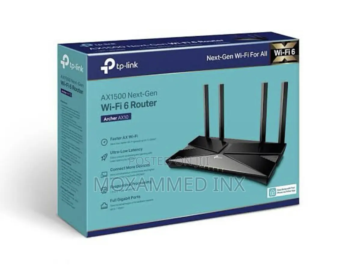 Tp Link Ax1500 Next-Gen Wi-Fi 6 Router Archer Ax10