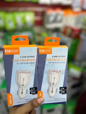 2 Usb Output Fast Car Charger 3.1a (Hoyan)
