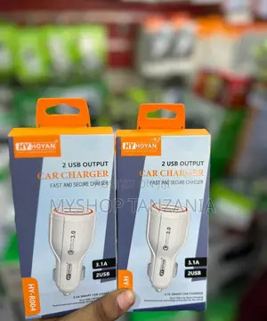 2 Usb Output Fast Car Charger 3.1a (Hoyan)