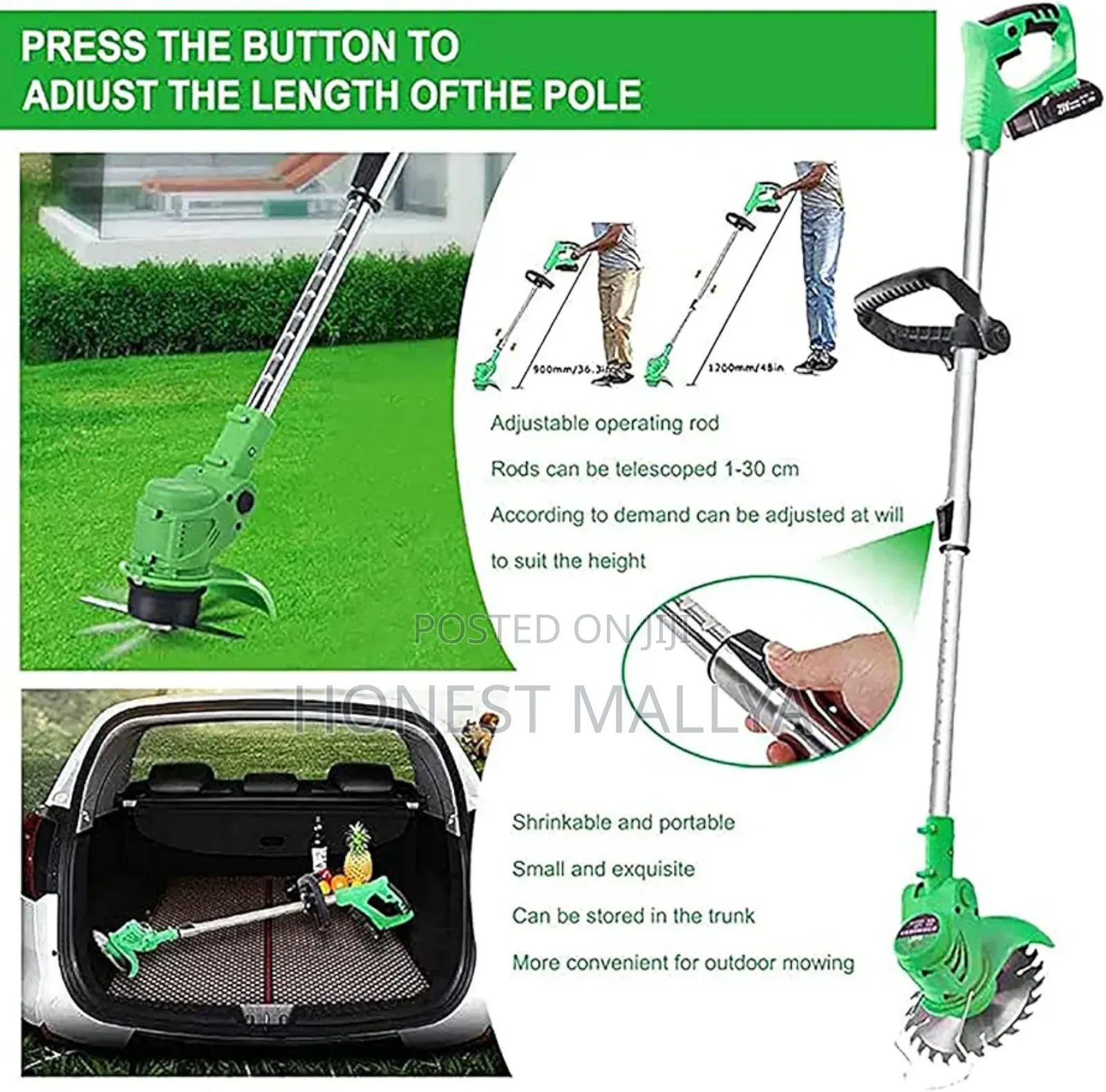 Cordless Lawn Mower(Grass Cutter