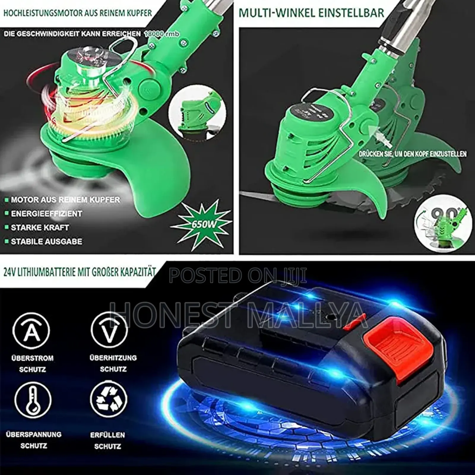Cordless Lawn Mower(Grass Cutter