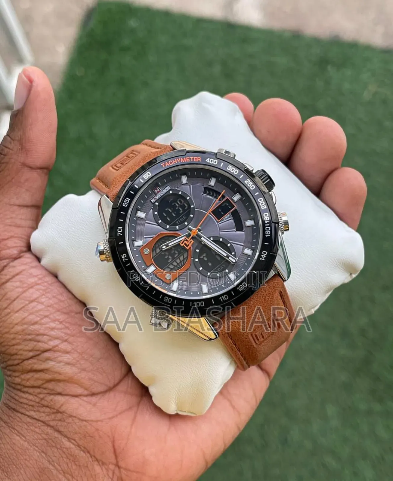 Naviforce Classic Watch and Quality Brown and Black