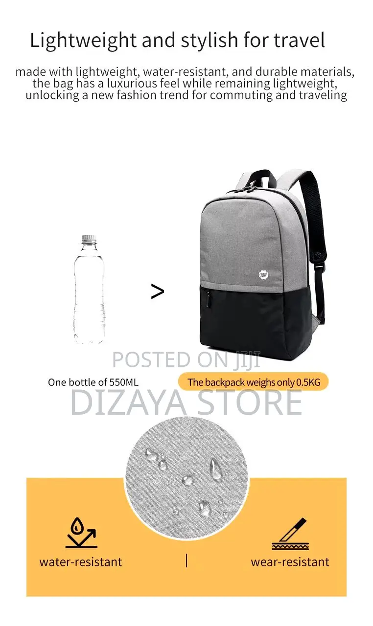 Simple Backpack Modern Look Bag