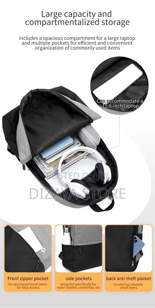 Simple Backpack Modern Look Bag