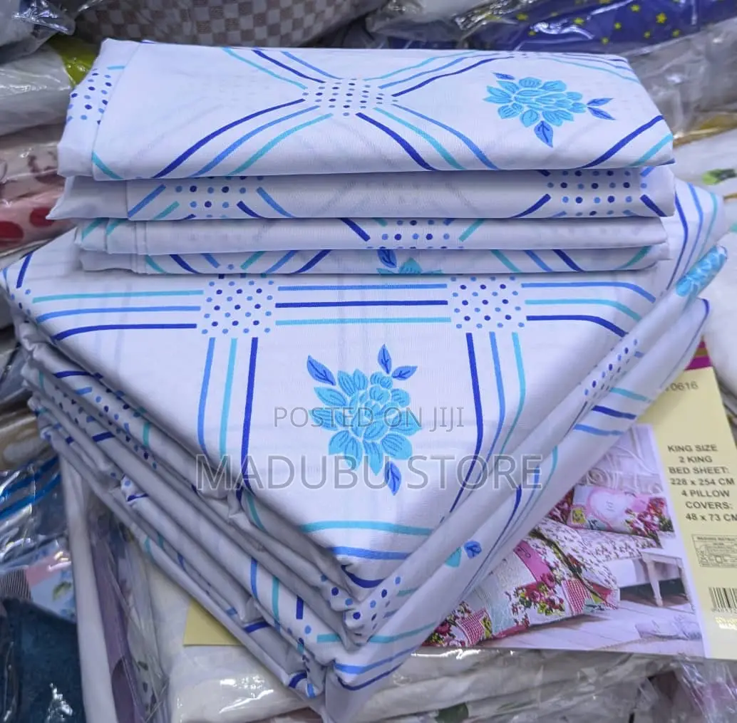 New Pakistan Cotton Bedding Sheet 7*8 Size,