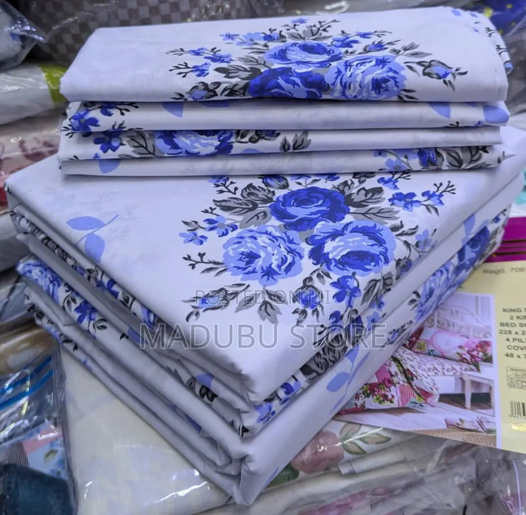 New Pakistan Cotton Bedding Sheet 7*8 Size,