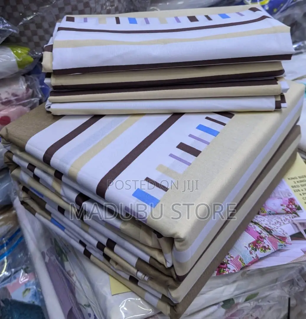 New Pakistan Cotton Bedding Sheet 7*8 Size,