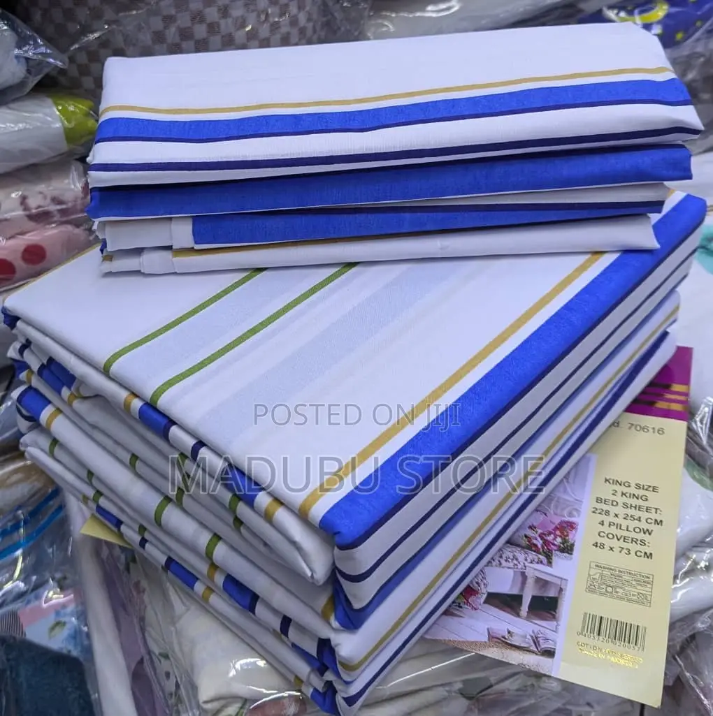 New Pakistan Cotton Bedding Sheet 7*8 Size,