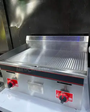 Commercial Gas Griddle With Grill