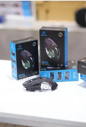 Bajeal M500 2.4g +Bluetooth Rechargeable Mouse Led Light