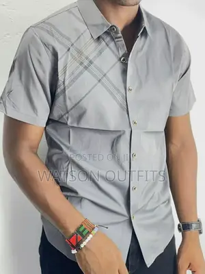 Shirts Classic Casual Za Kiume