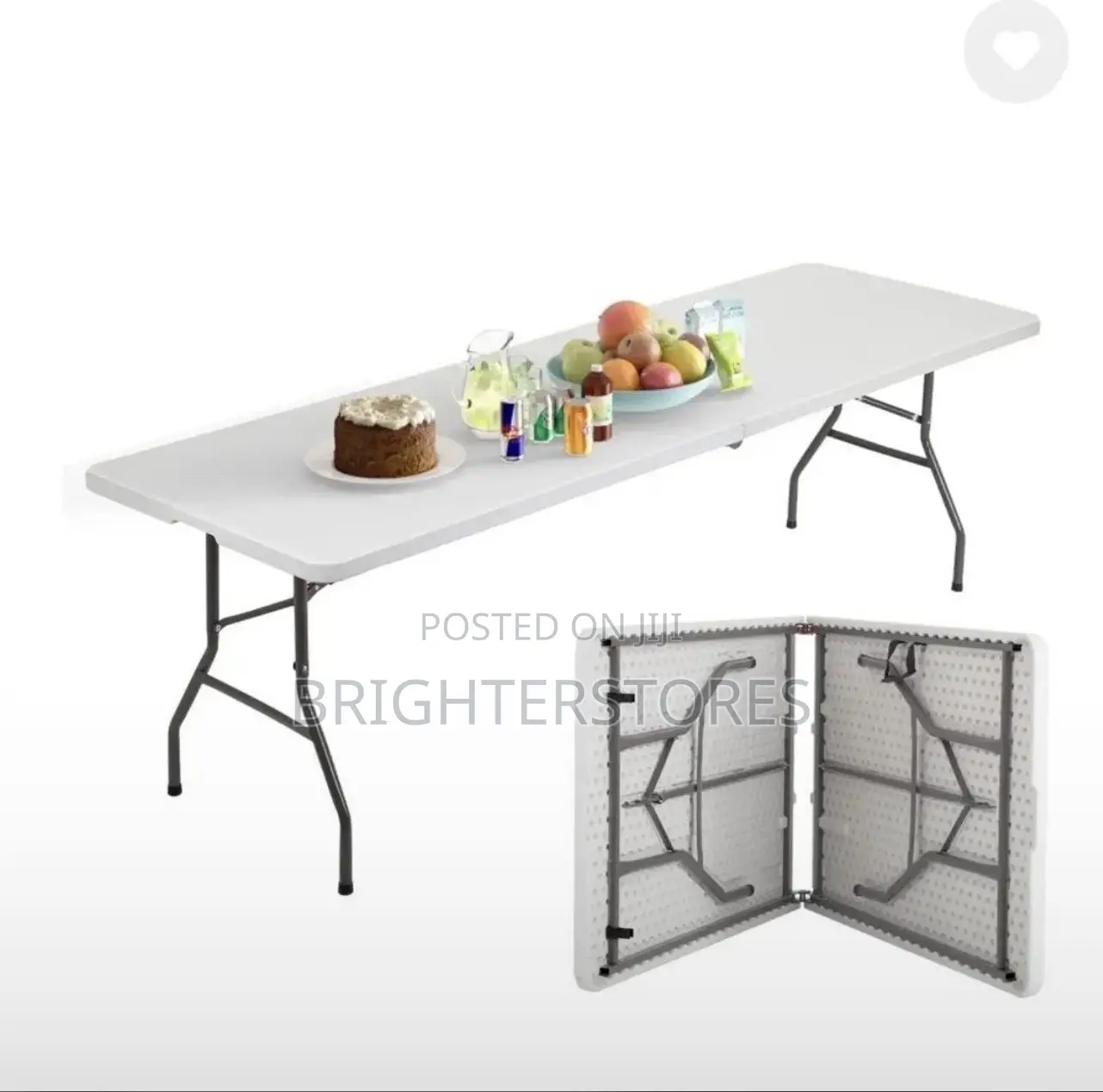Foldable Table With 8 People Capacity