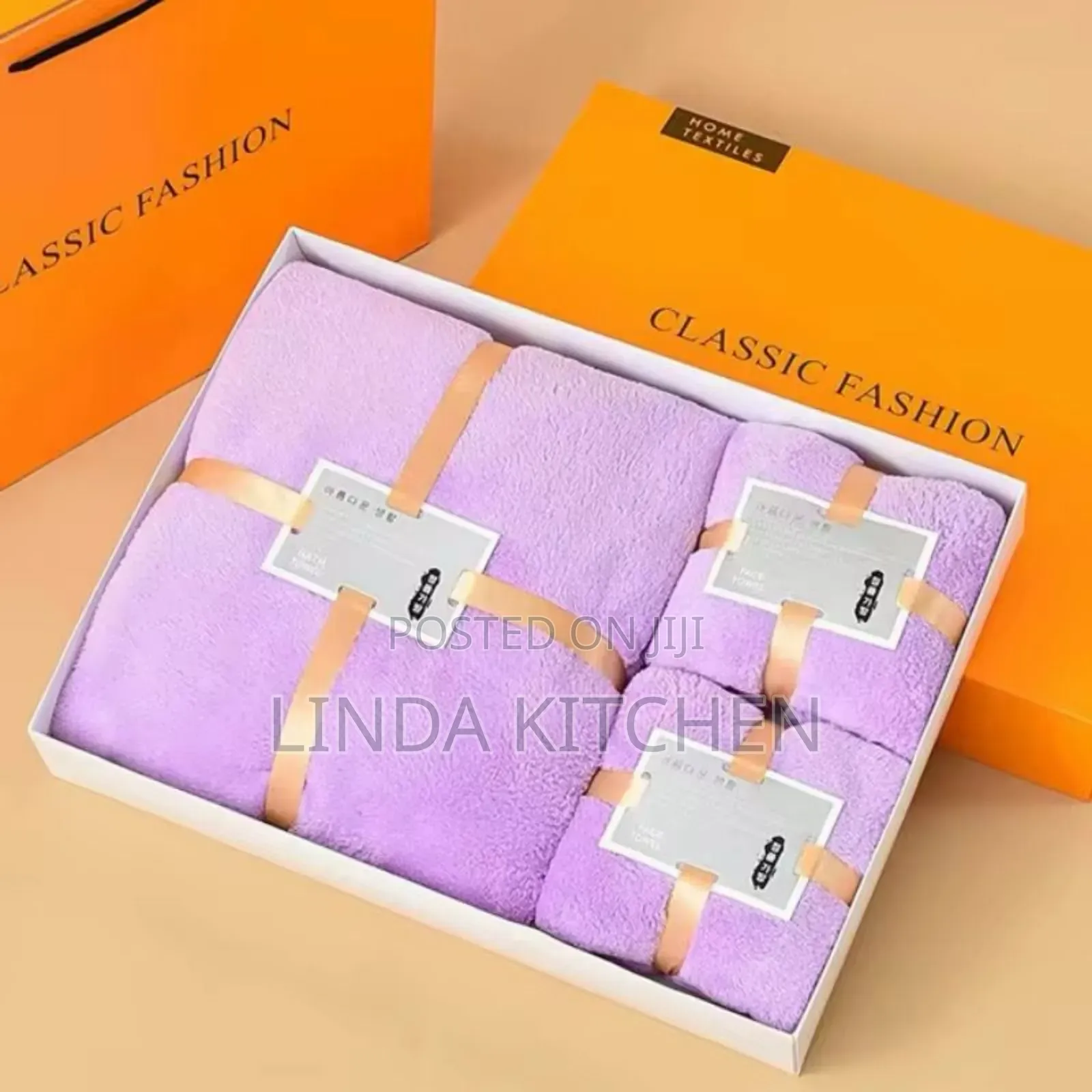 3pcs Boxed Microfiber Tower 140×70cm and 35×75cm