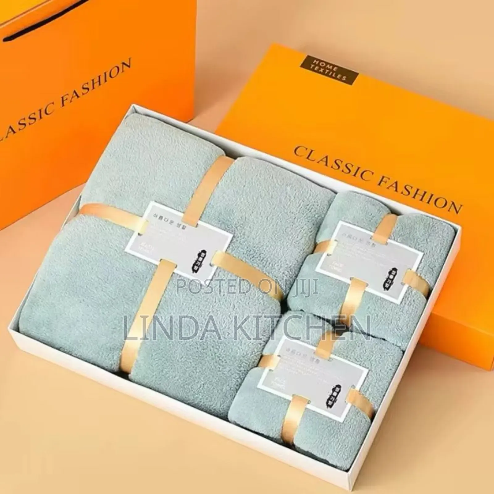 3pcs Boxed Microfiber Tower 140×70cm and 35×75cm