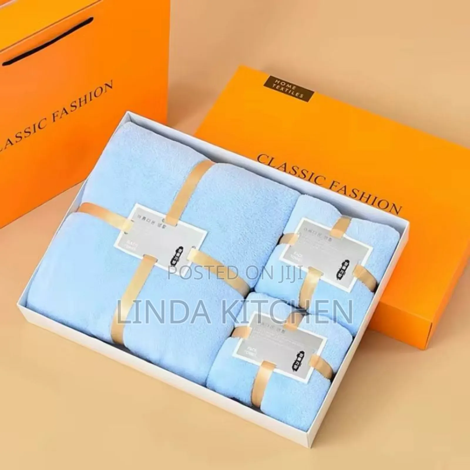 3pcs Boxed Microfiber Tower 140×70cm and 35×75cm