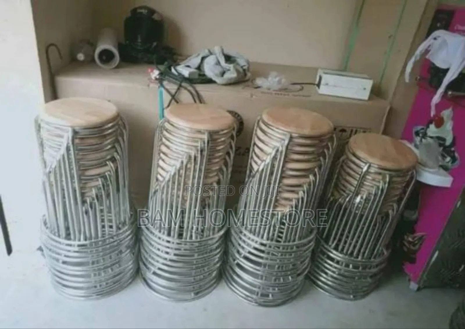 Classic Wooden Top Stools