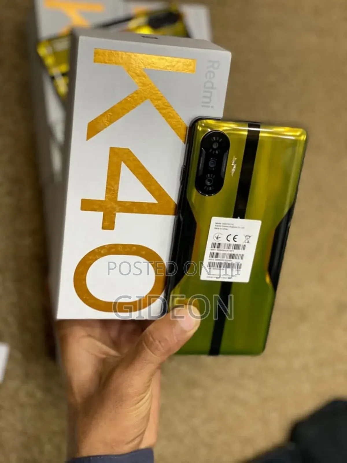 New Xiaomi Redmi K40 256 GB Yellow