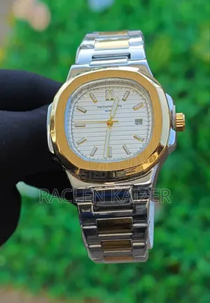Patek Philipe Geneve Classic Silver , Gold and White
